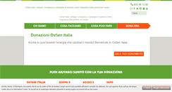 Desktop Screenshot of donazioni.oxfamitalia.org