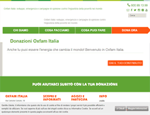 Tablet Screenshot of donazioni.oxfamitalia.org